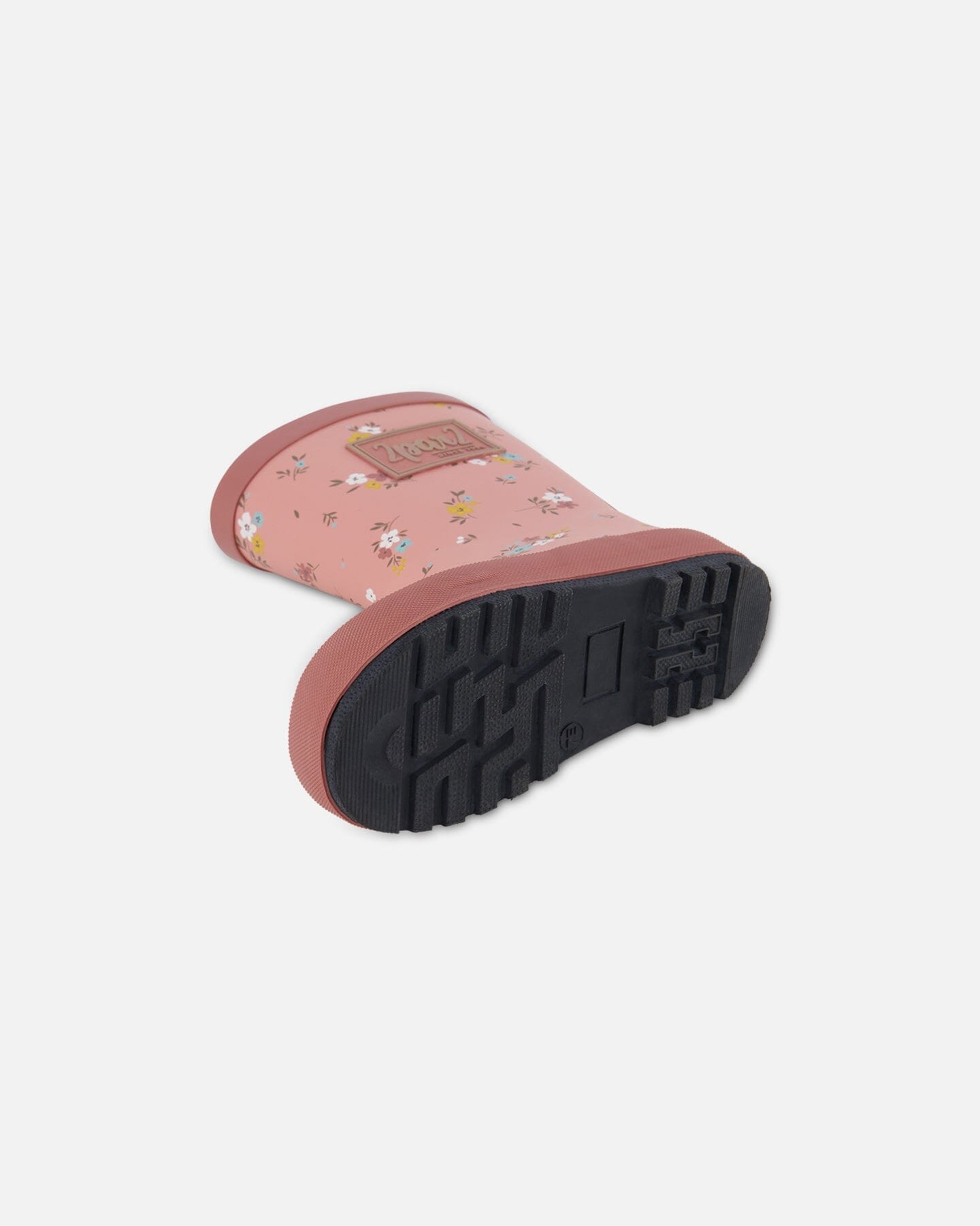Rain Boots Pink Little Flowers Print-2